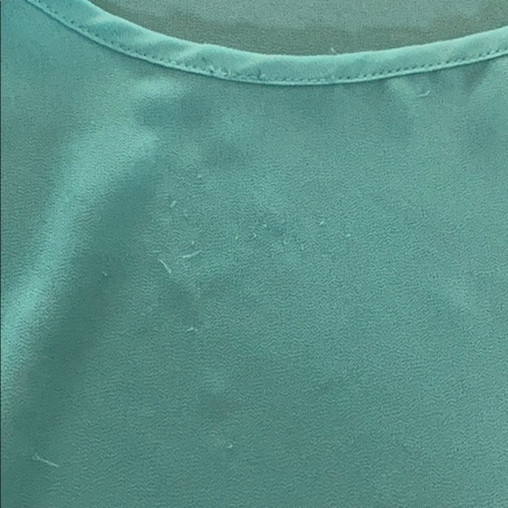 Forever 21 Blue Sheer Tank Top size M - Picture 5 of 5
